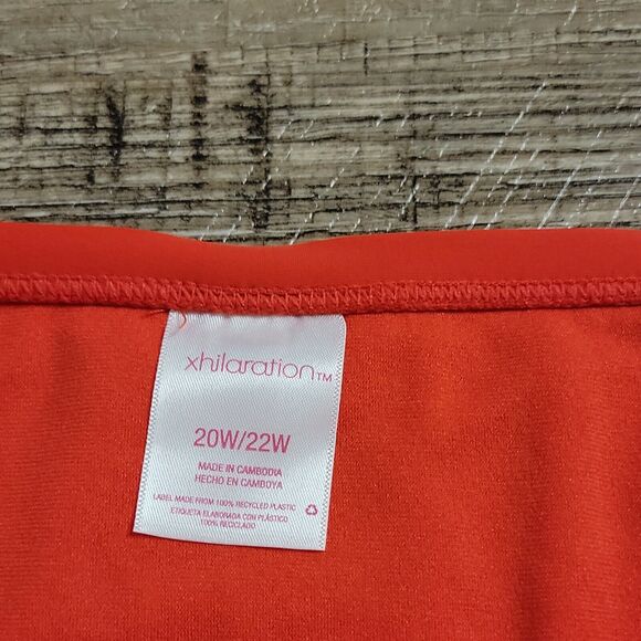 Xhilaration NWOT Hipster Swimsuit Bikini Bottoms ~ Red ~ Sz 20W/22W - Picture 3 of 5